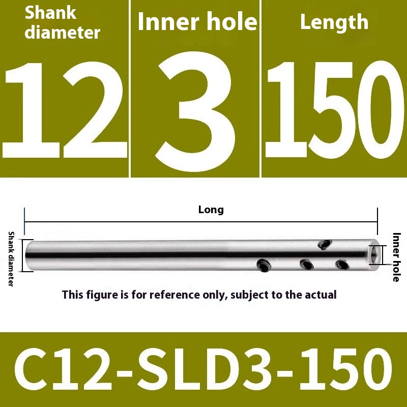2059-High precision side solid SLD extension rod CNC milling cutter extended rod small diameter straight handle deep cavity avoidance C12C16C20 Shandong Denso Pricision Tools Co.,Ltd.